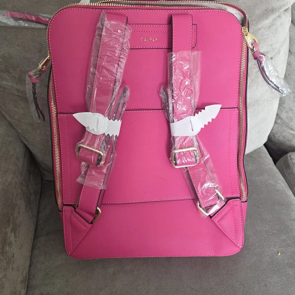 Calpak Pink Laptop Backpack - Picture 6 of 8